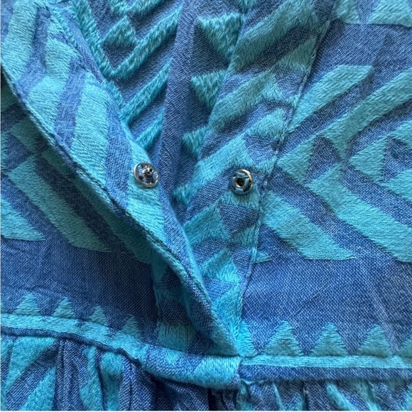 Devotion TWINS Blue Patterned Mini Dress - Picture 10 of 13